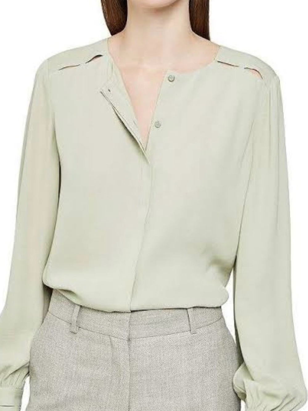 Reiss Noa Cutout Detail Blouse- NWT!